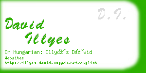 david illyes business card